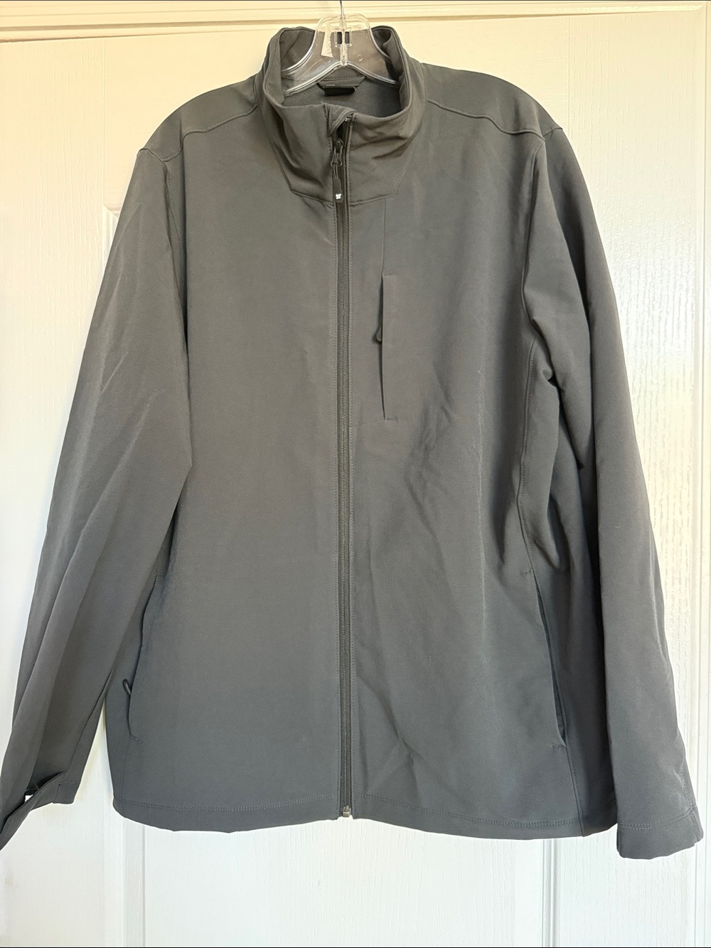 32 Degrees Men's Lightweight Gray Zip-Front Jacket